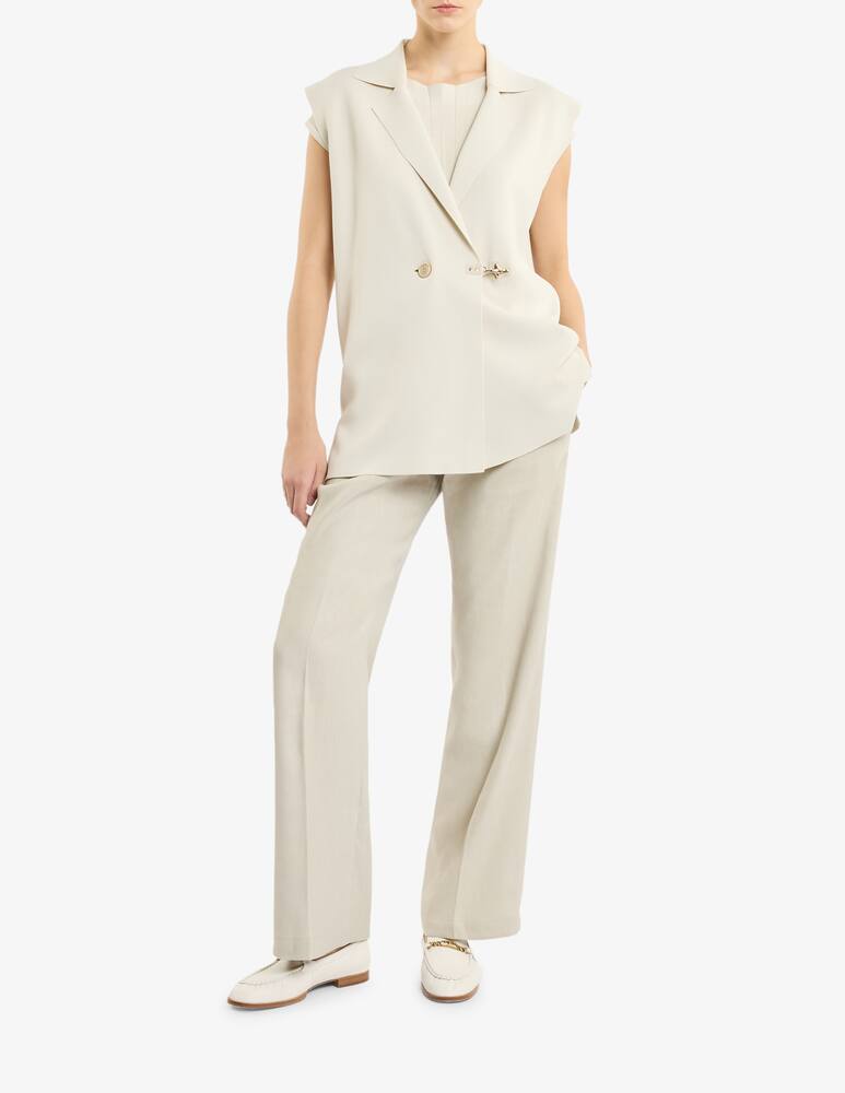 rinascente Fay Waistcoat in Technical Viscose Knit