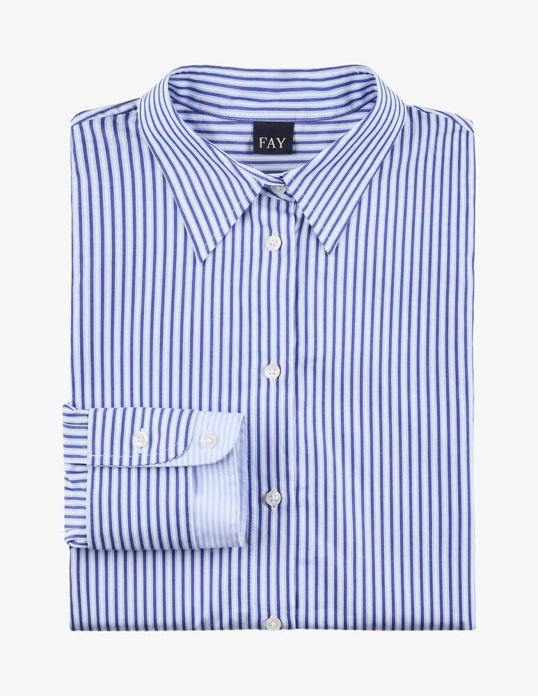 rinascente Fay Camicia Regular in Cotone a Righe