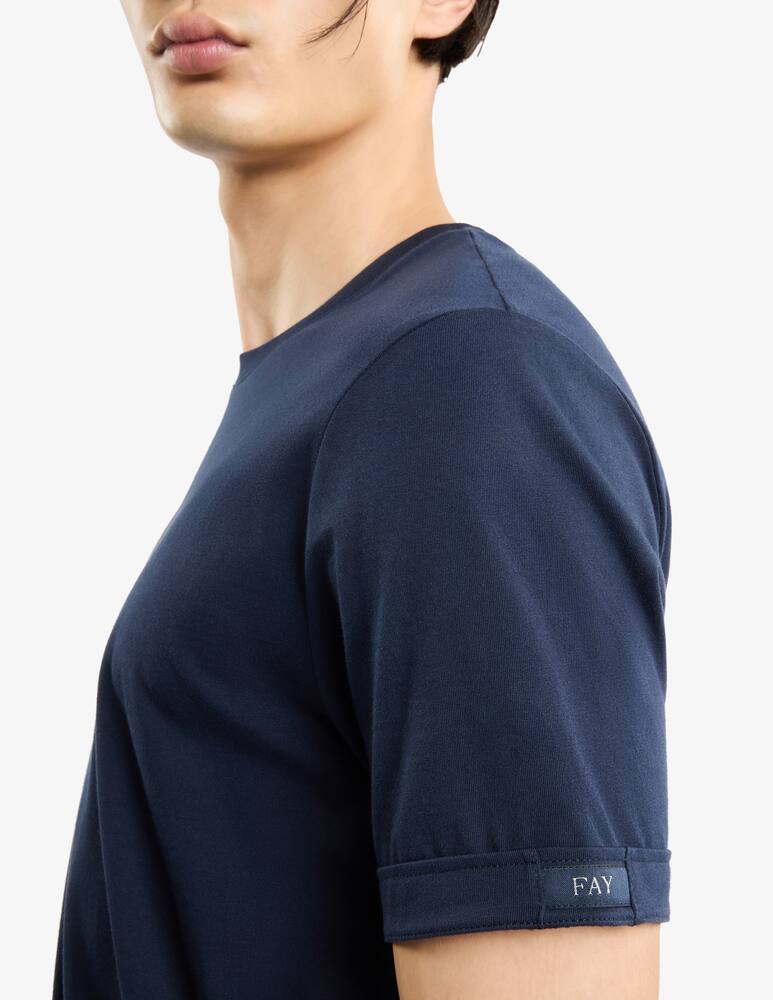 Fay T-shirt in Cotone - immagine 4 Fay T-shirt in Cotone - immagine 4