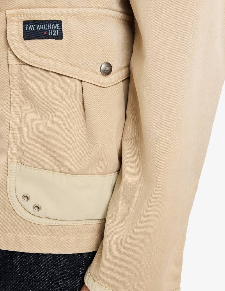 rinascente Fay 4 Ganci in Cotton Twill - Fay Archive