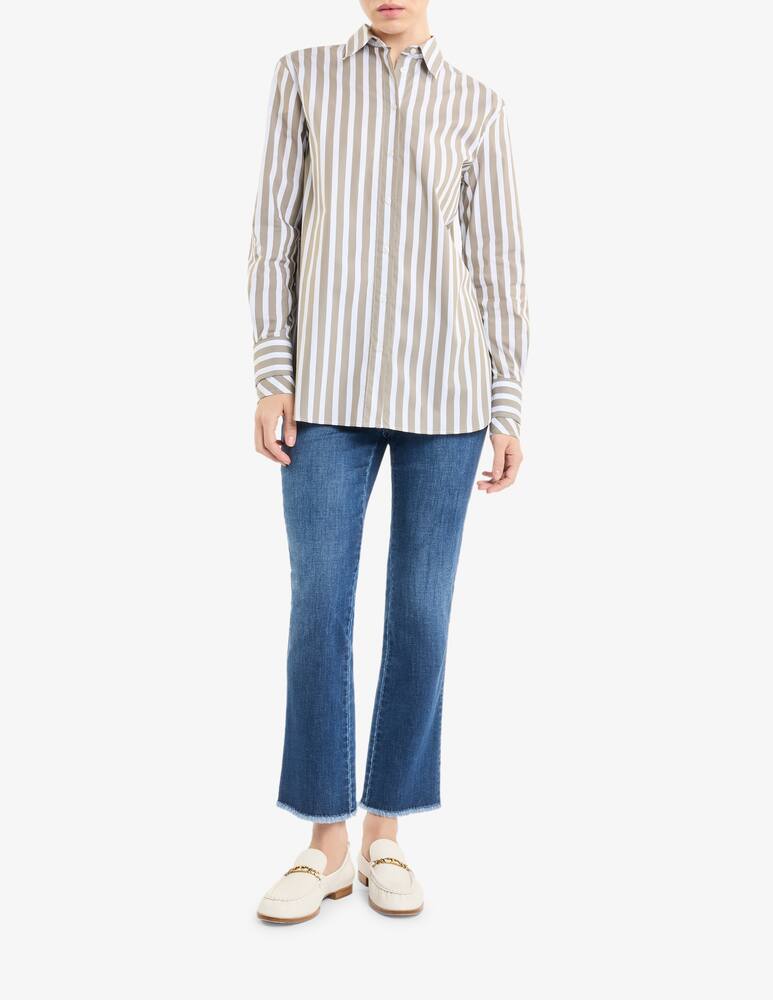 rinascente Fay Regular Shirt in Stretch Striped Cotton