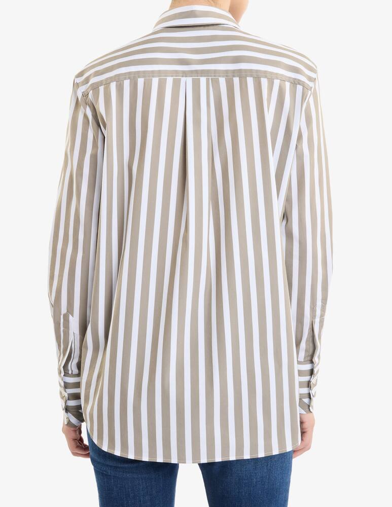 rinascente Fay Regular Shirt in Stretch Striped Cotton