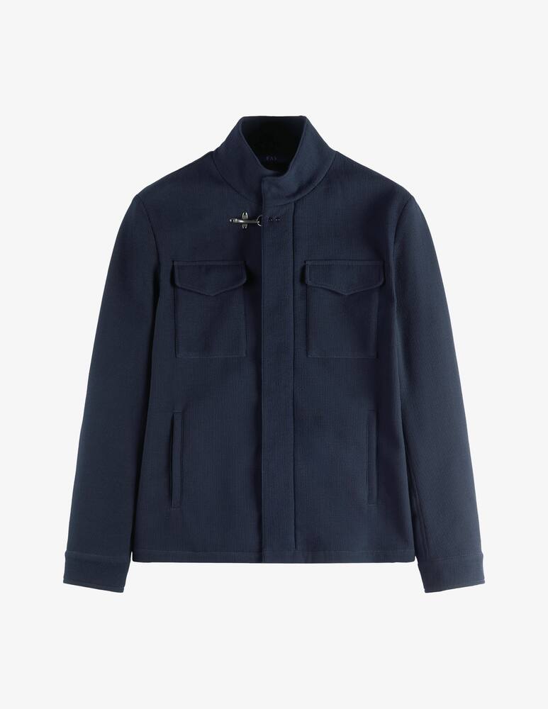 rinascente Fay Short Field Jacket in Stretch Wool and Cotton