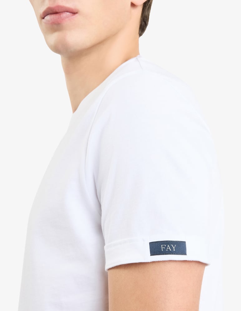 Fay T-shirt in Cotone - immagine 4 Fay T-shirt in Cotone - immagine 4