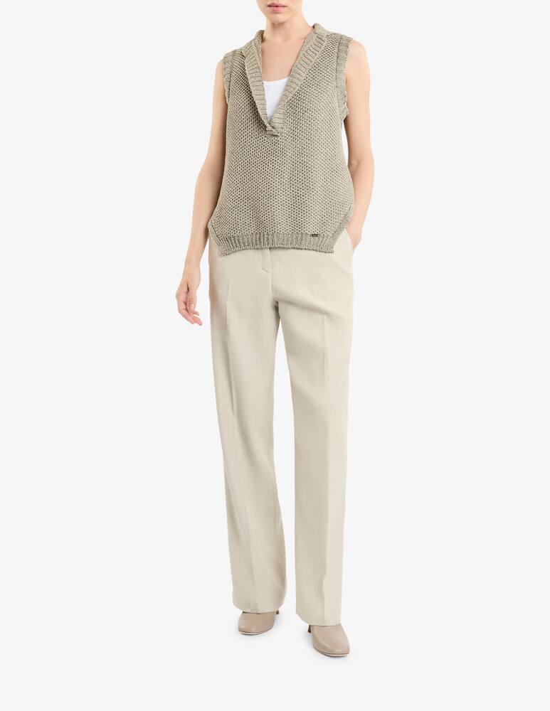 rinascente Fay Waistcoat in Cotton and Lurex