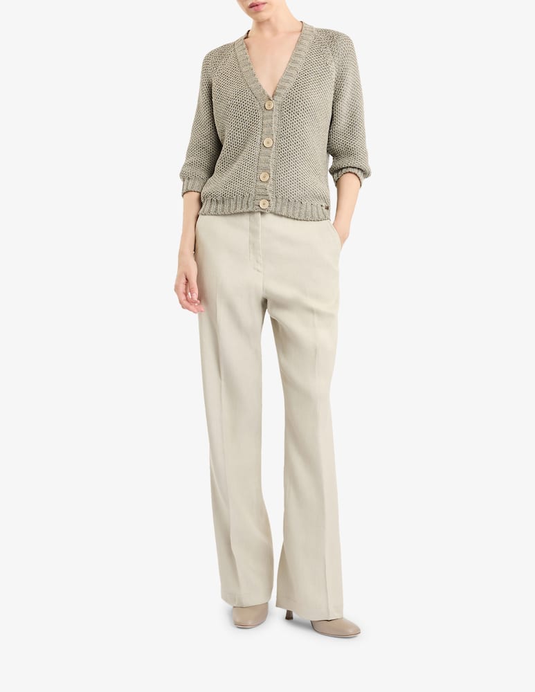 rinascente Fay Cardigan in Cotton and Lurex