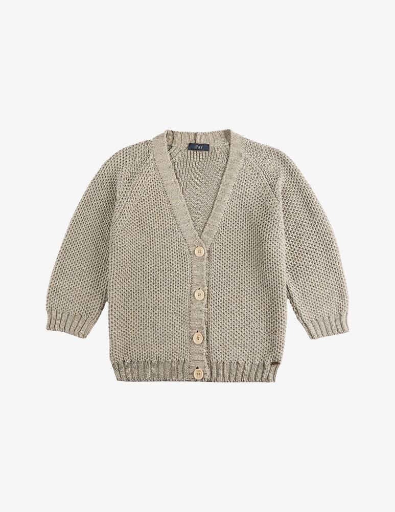rinascente Fay Cardigan in Cotton and Lurex