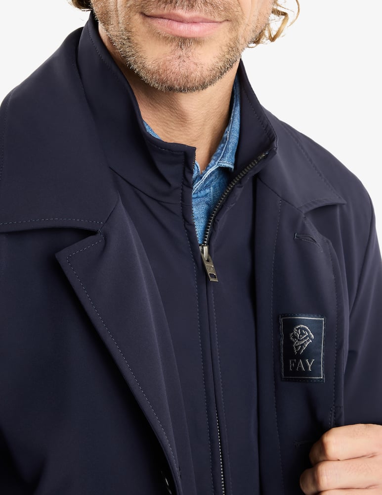 Fay Morning Coat in Nylon Stretch - immagine 4 Fay Morning Coat in Nylon Stretch - immagine 4