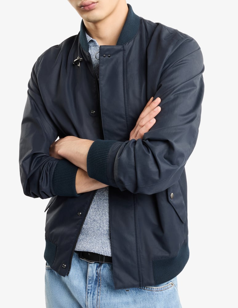 Fay Bomber Jacket in Technical Cotton - picture 1 Fay Bomber Jacket in Technical Cotton - picture 1