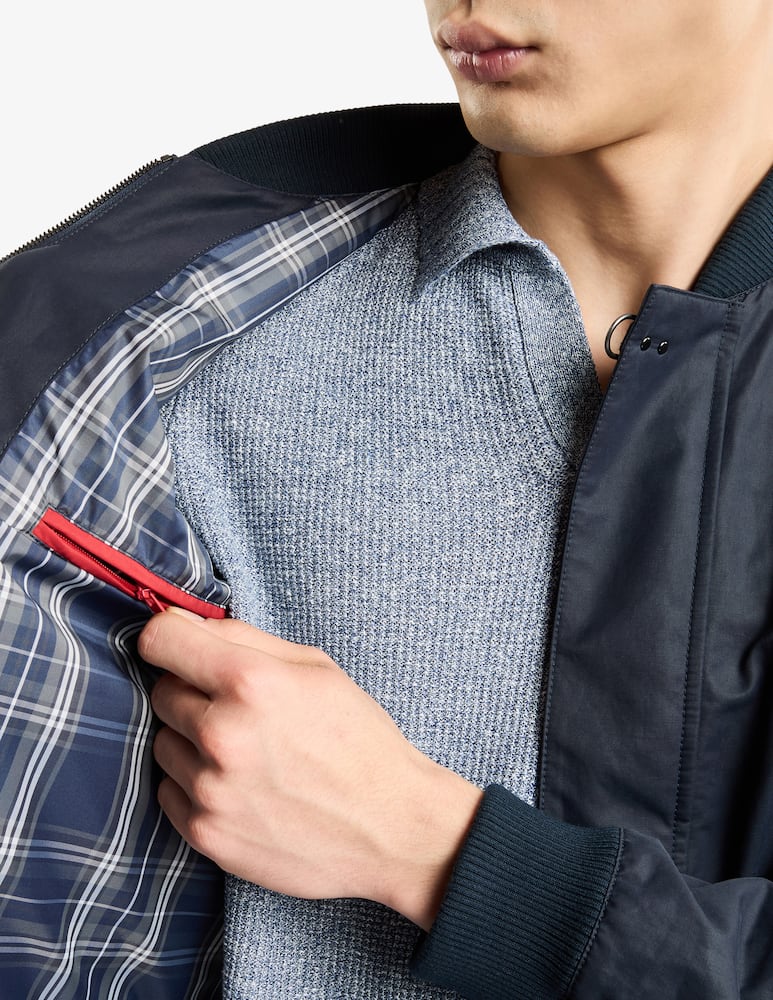 Fay Bomber Jacket in Technical Cotton - picture 5 Fay Bomber Jacket in Technical Cotton - picture 5