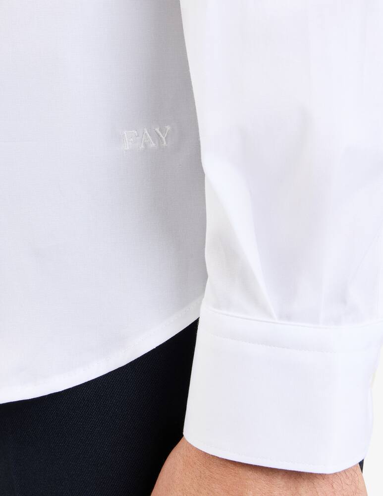 rinascente Fay Shirt Regular in Stretch Poplin