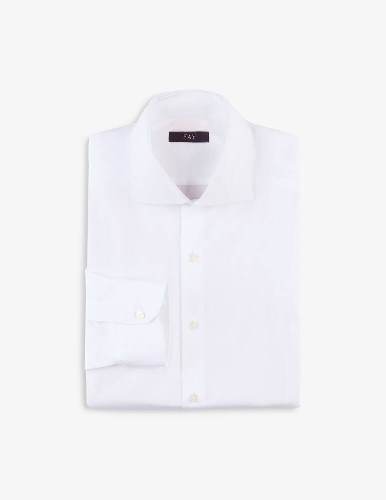 rinascente Fay Shirt Regular in Stretch Poplin