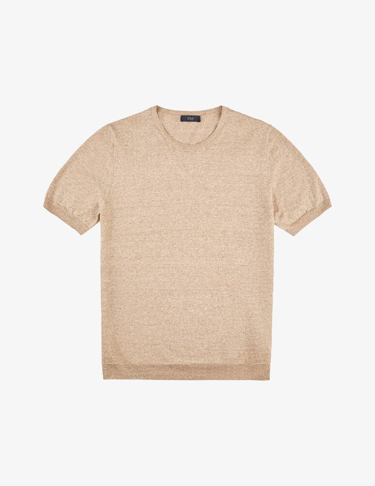 rinascente Fay T-Shirt  in Linen and Cotton