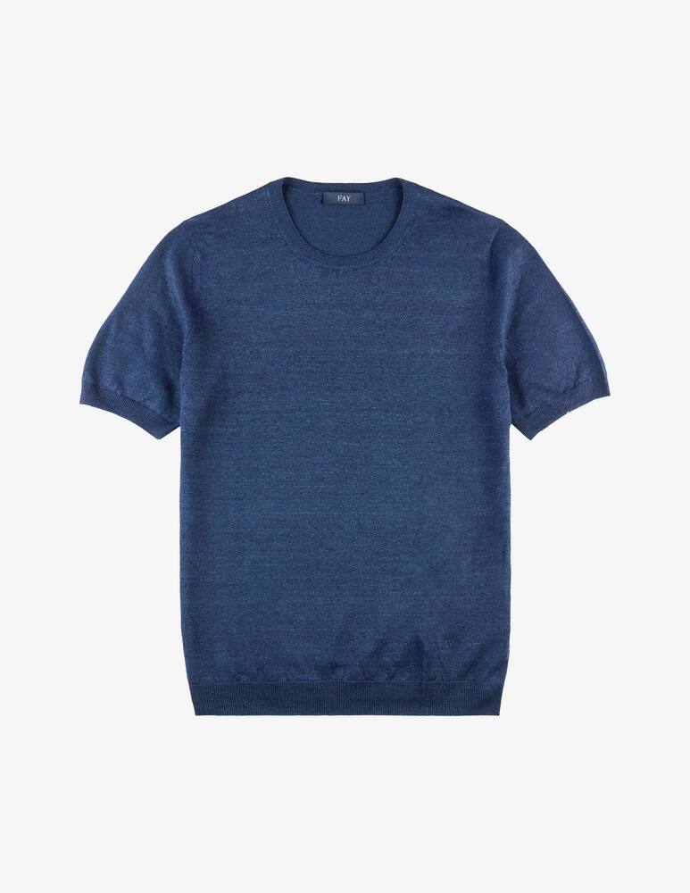 rinascente Fay T-Shirt in Lino e Cotone