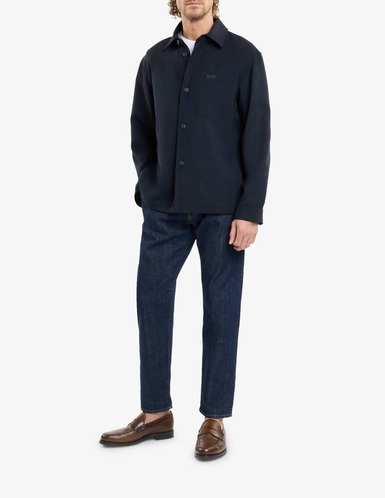rinascente Fay Shirt Jacket in Wool Canvas