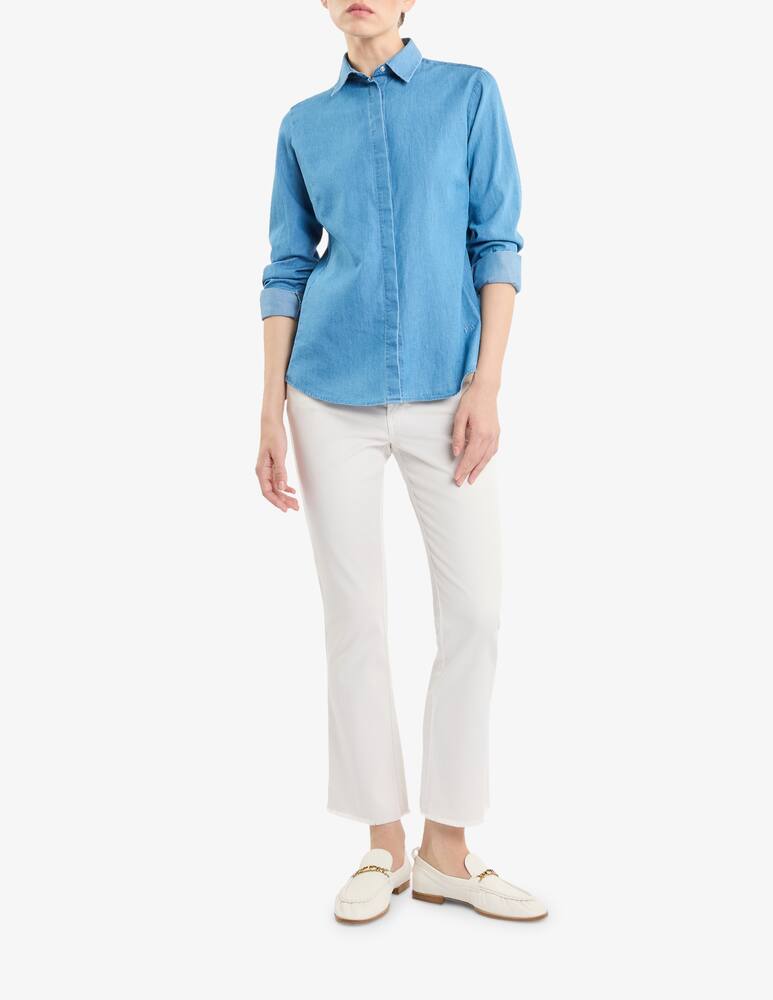 rinascente Fay Slim Shirt in Denim