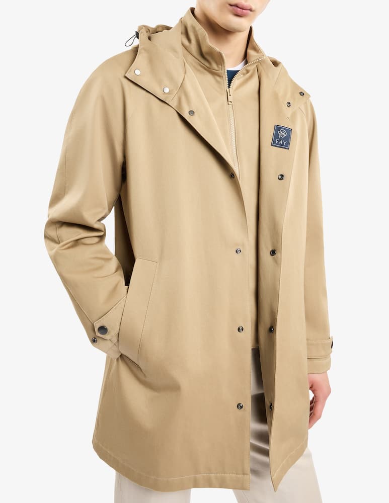 rinascente Fay Morning Parka in Gabardine