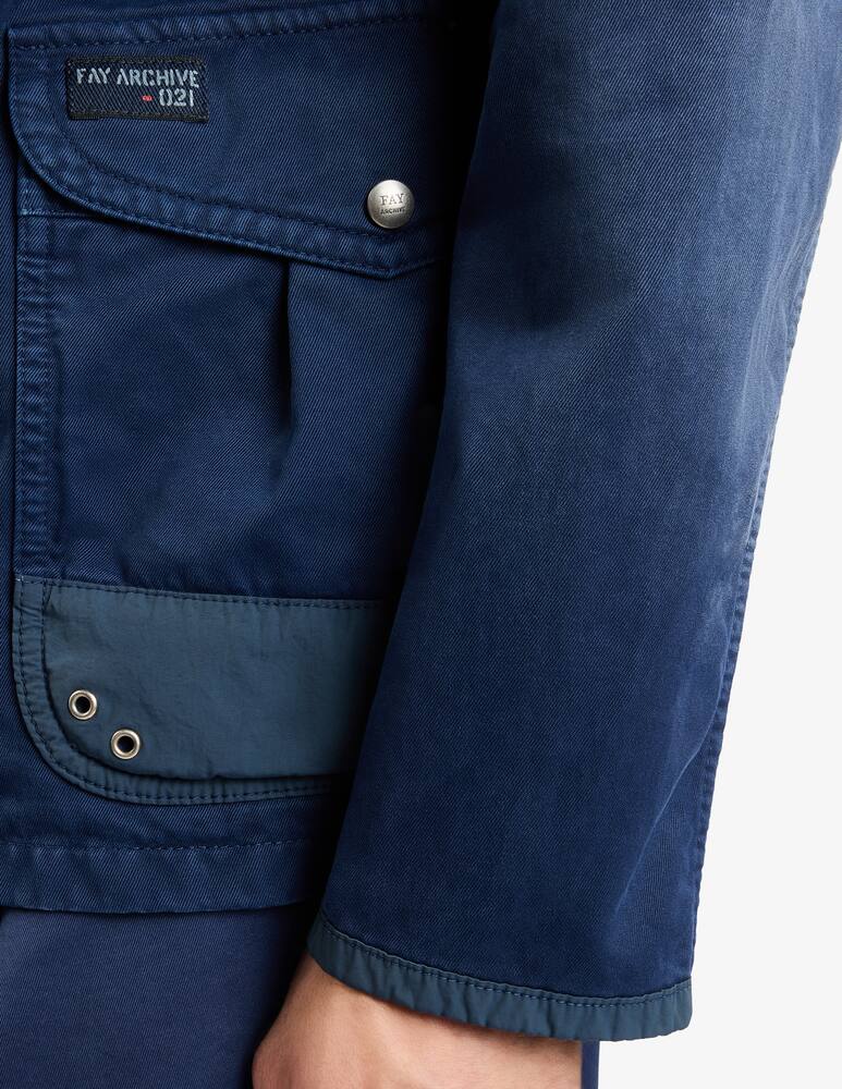 rinascente Fay 4 Ganci in Cotton Twill - Fay Archive