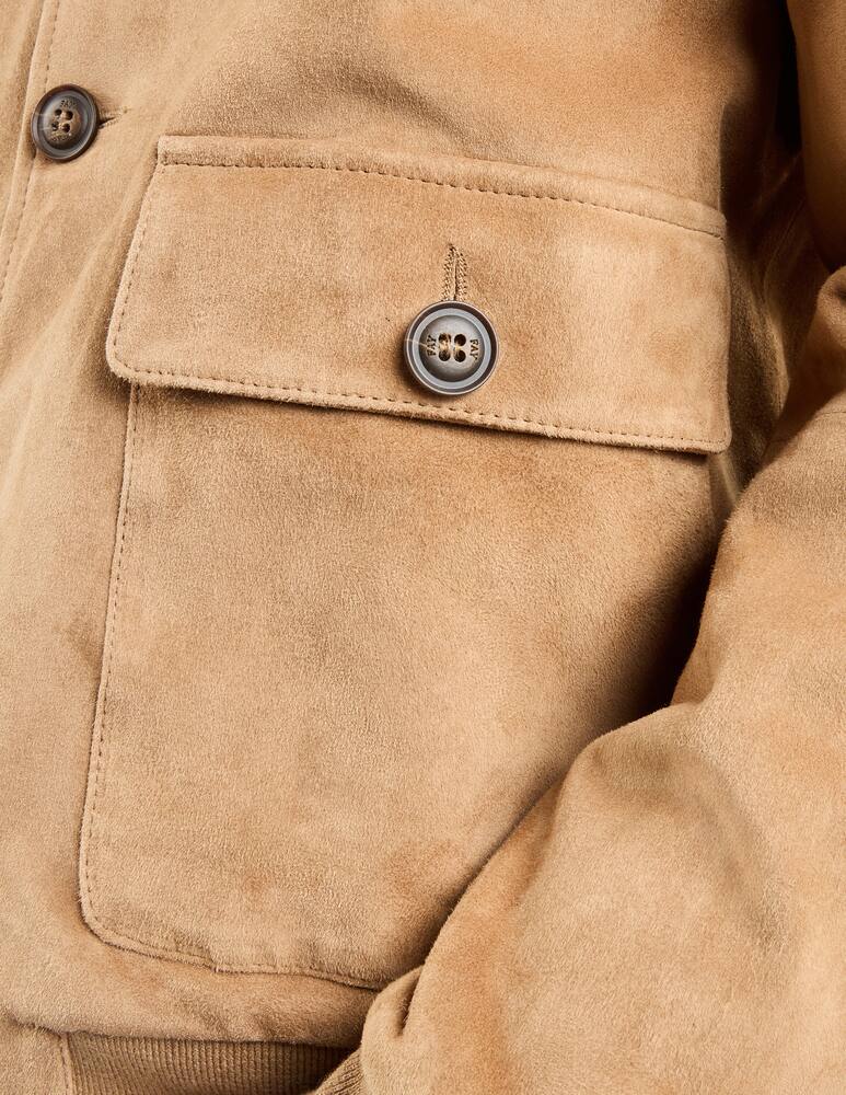 rinascente Fay Bomber in Pelle Scamosciata