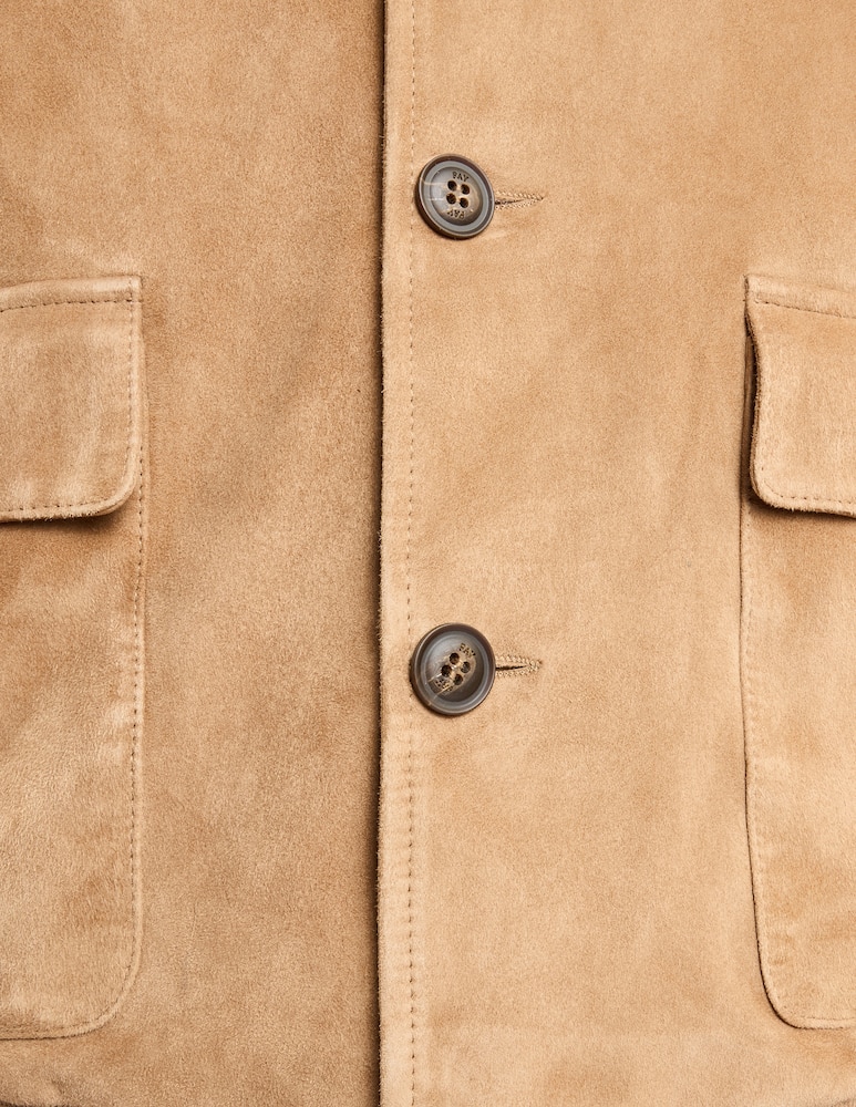 Fay Bomber Jacket in Suede - picture 5 Fay Bomber Jacket in Suede - picture 5