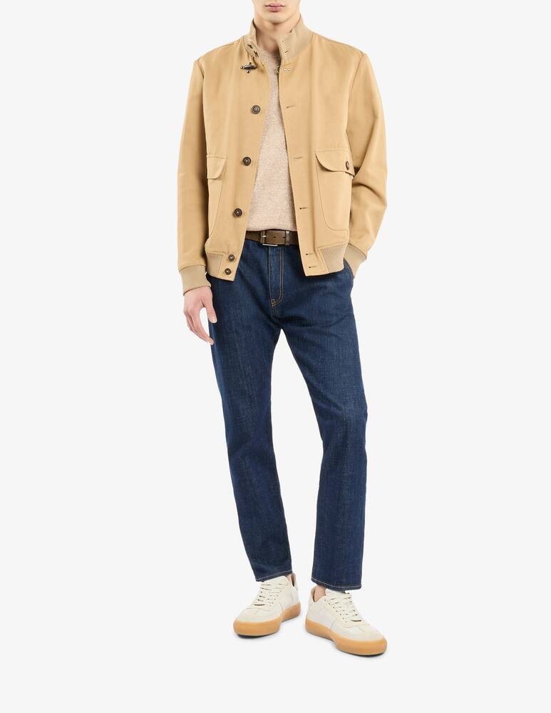 rinascente Fay Bomber in Twill di Cotone e Lino