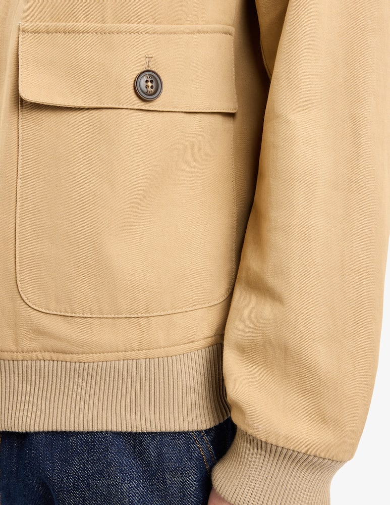 Fay Bomber in Twill di Cotone e Lino - immagine 4 Fay Bomber in Twill di Cotone e Lino - immagine 4