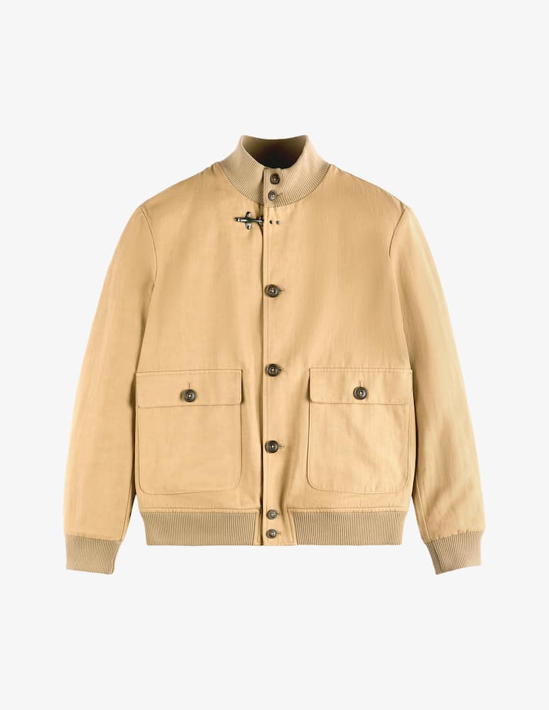 Fay Bomber in Twill di Cotone e Lino - immagine 6 Fay Bomber in Twill di Cotone e Lino - immagine 6