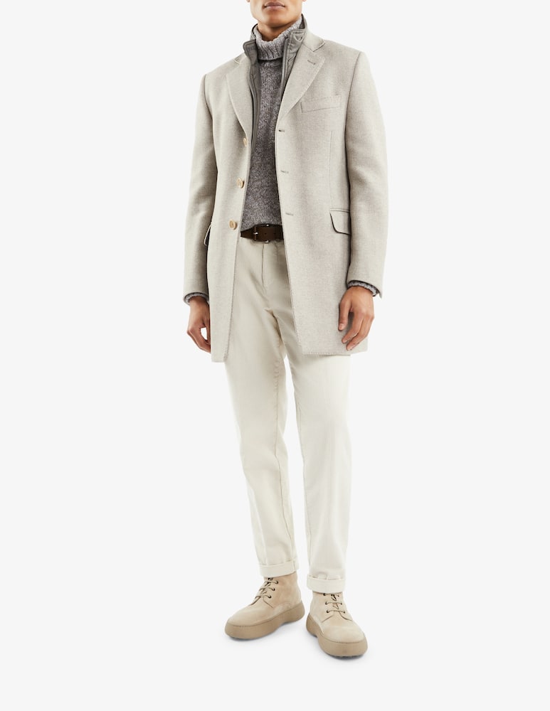 Fay Double Coat con Motivo Spigato - immagine 2 Fay Double Coat con Motivo Spigato - immagine 2
