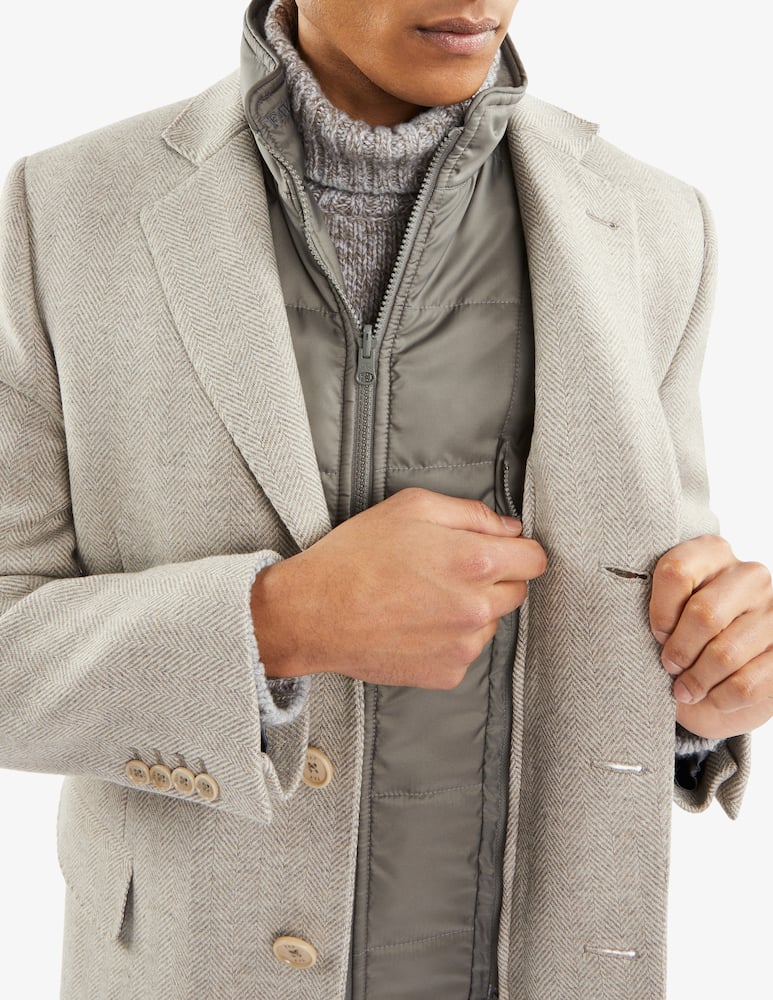 Fay Double Coat con Motivo Spigato - immagine 5 Fay Double Coat con Motivo Spigato - immagine 5