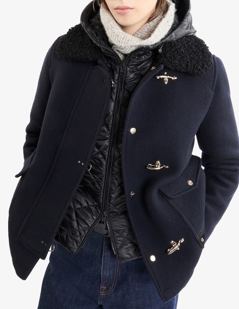 Fay Padded 3 Ganci in Wool and Cashmere - picture 1 Fay Padded 3 Ganci in Wool and Cashmere - picture 1