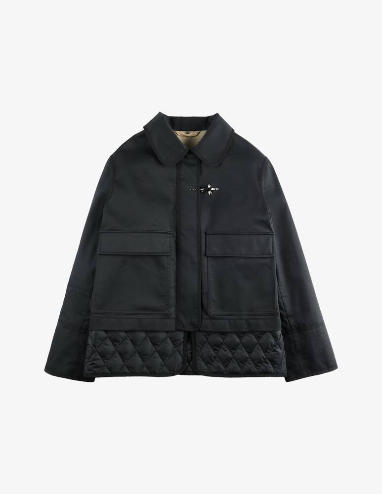 rinascente Fay Caban in Gabardine Stretch