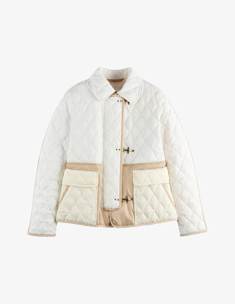 rinascente Fay 4 Ganci in Diamond-quilted Nylon