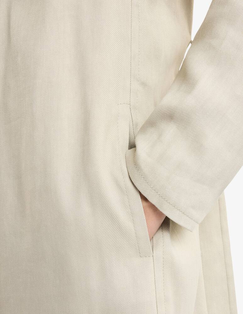 Fay Overcoat in Viscose and Stretch Linen - picture 4 Fay Overcoat in Viscose and Stretch Linen - picture 4