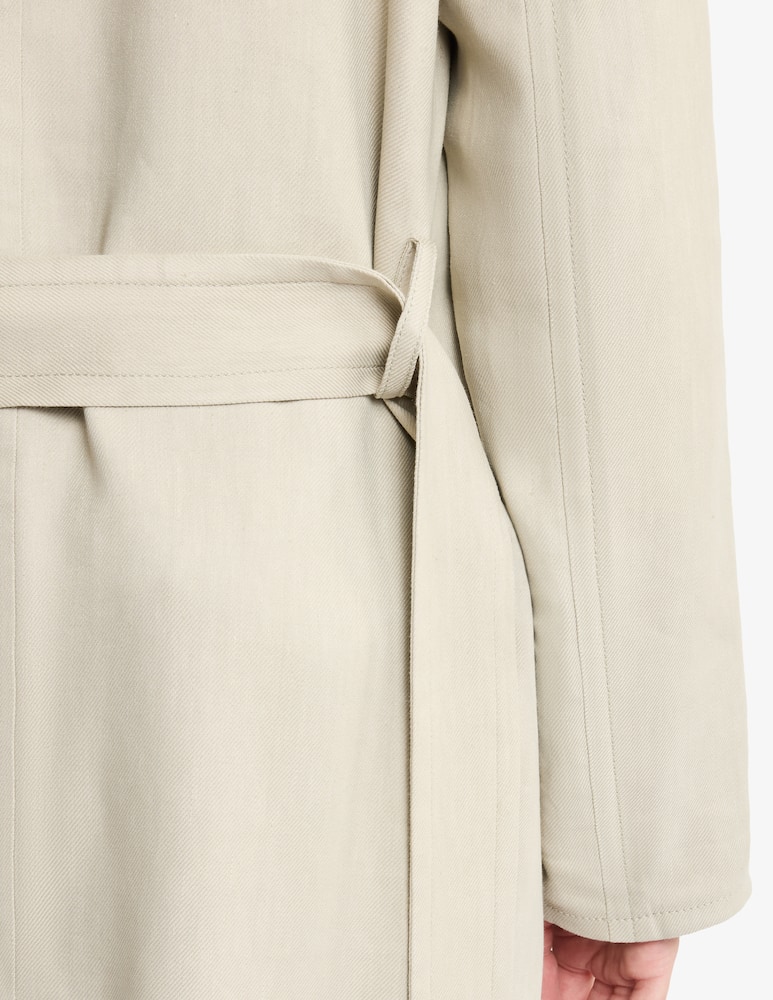 rinascente Fay Soprabito in Viscosa e Lino Stretch