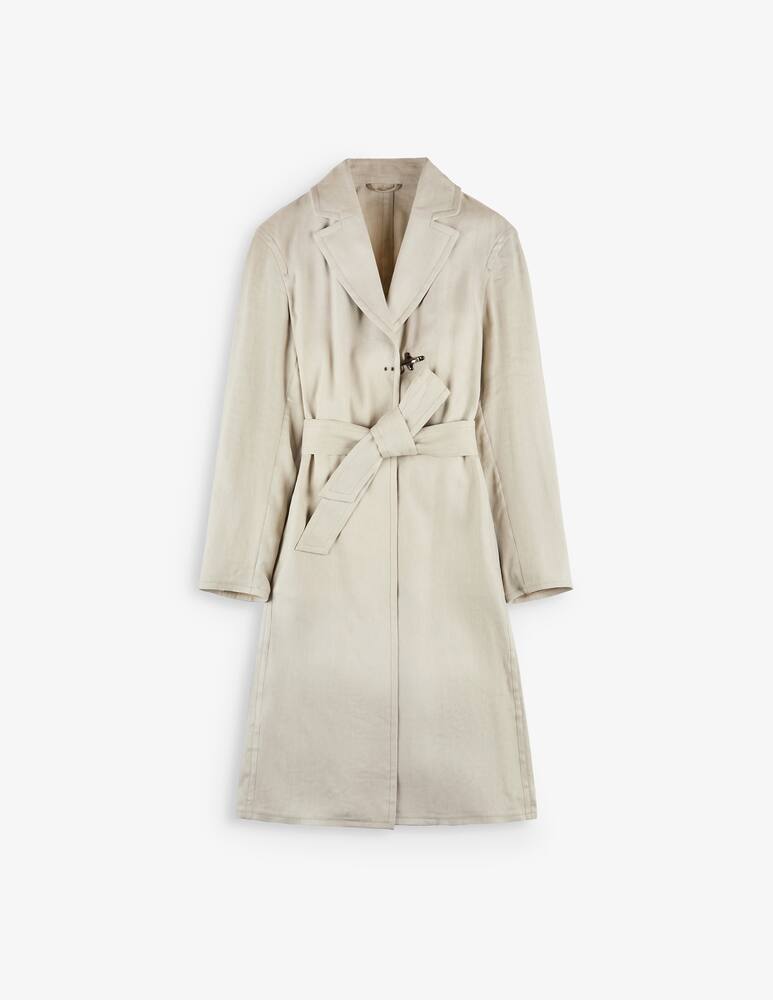Fay Overcoat in Viscose and Stretch Linen - picture 7 Fay Overcoat in Viscose and Stretch Linen - picture 7