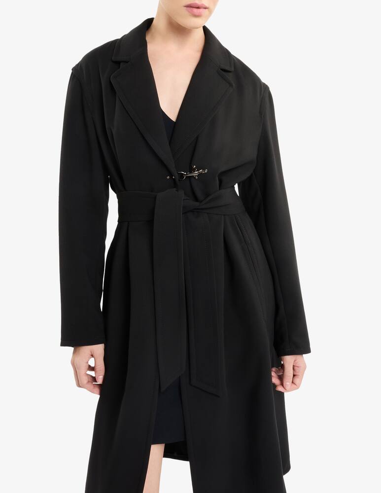 rinascente Fay Overcoat in Stretch Crepe