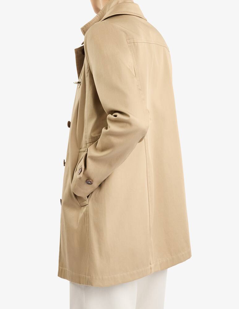 rinascente Fay Morning Coat in Double Face Cotton