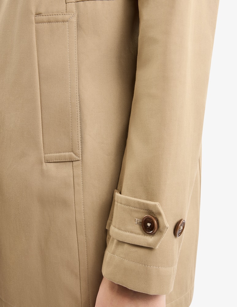 rinascente Fay Morning Coat in Double Face Cotton