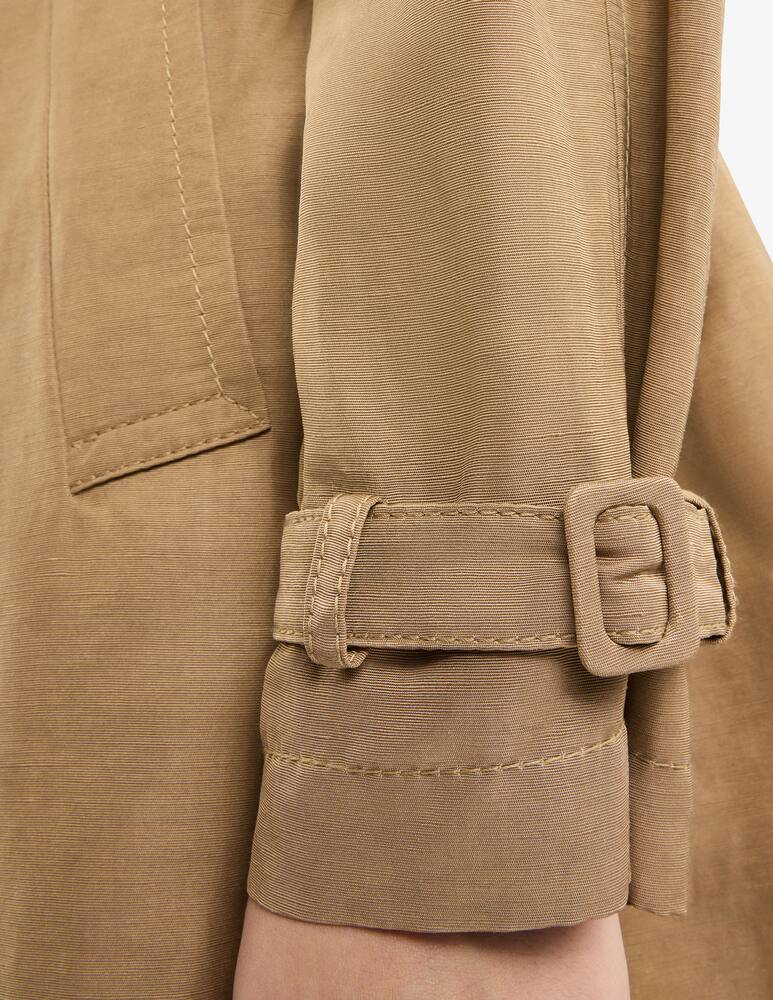 rinascente Fay Double-breasted Trench Coat in Linen and Viscose