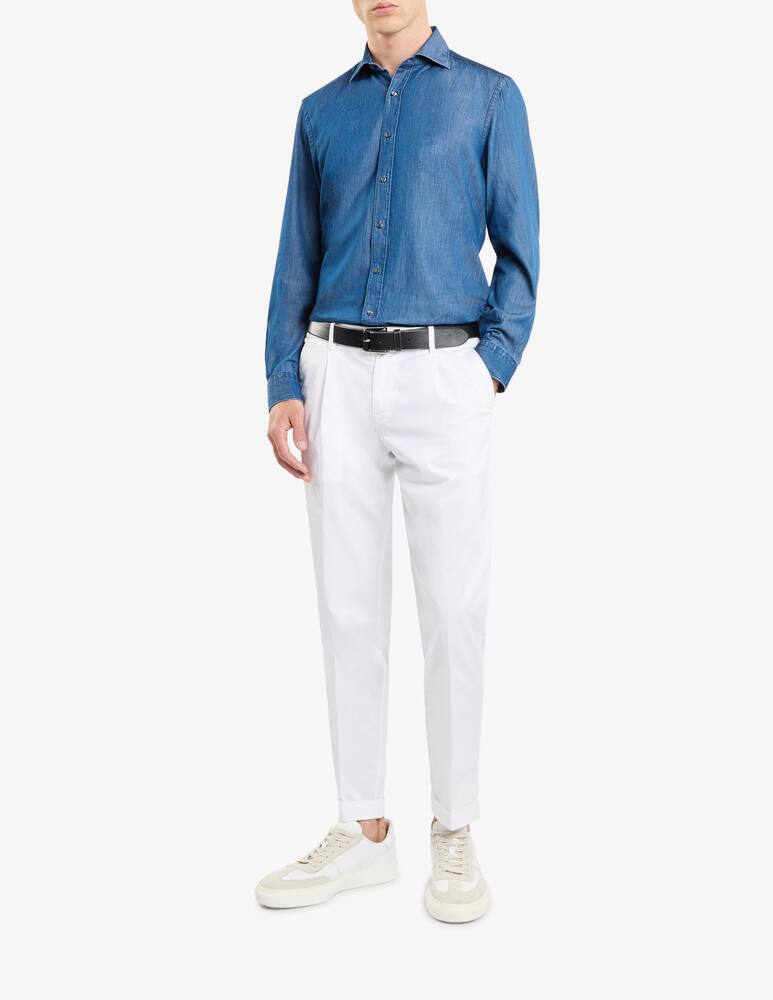 Fay Shirt Regular in Denim - picture 2 Fay Shirt Regular in Denim - picture 2