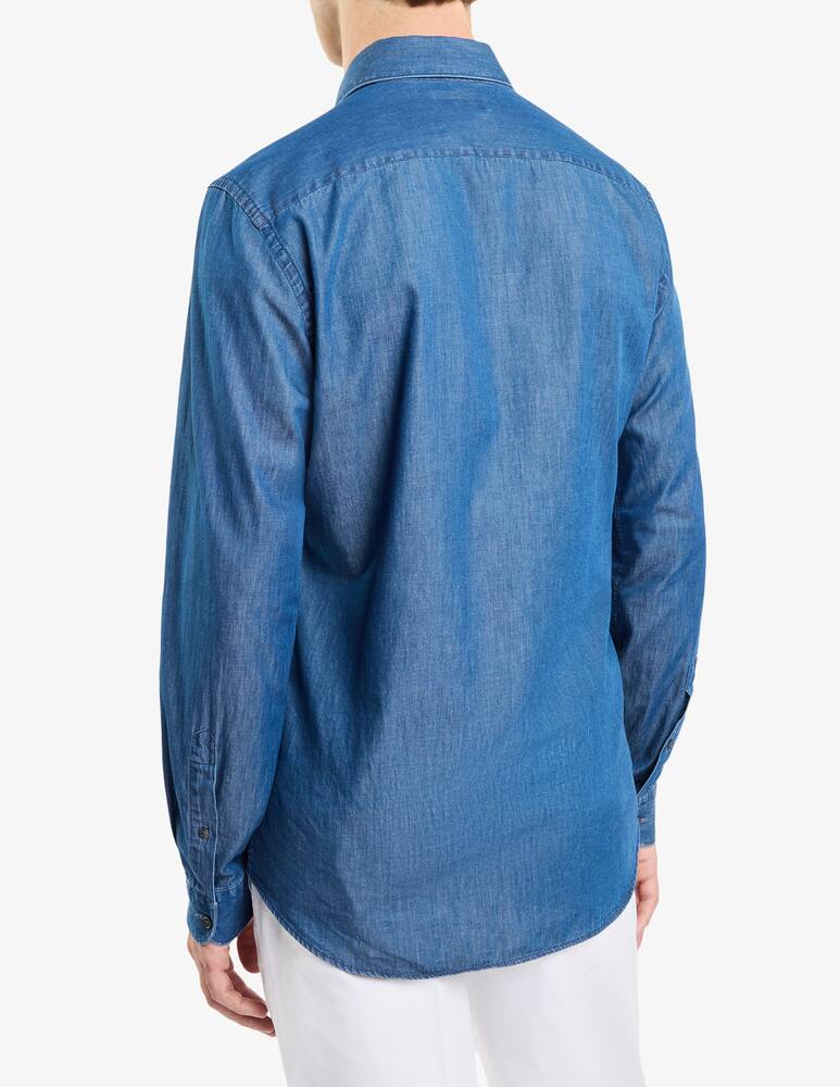 Fay Shirt Regular in Denim - picture 3 Fay Shirt Regular in Denim - picture 3