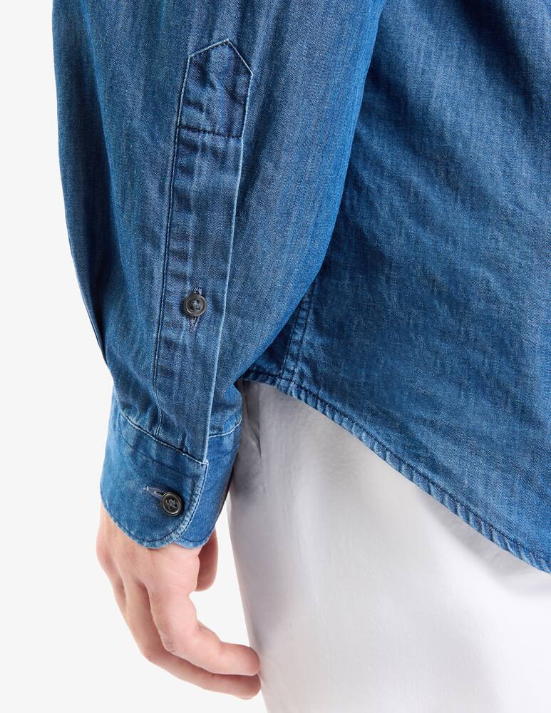Fay Shirt Regular in Denim - picture 4 Fay Shirt Regular in Denim - picture 4