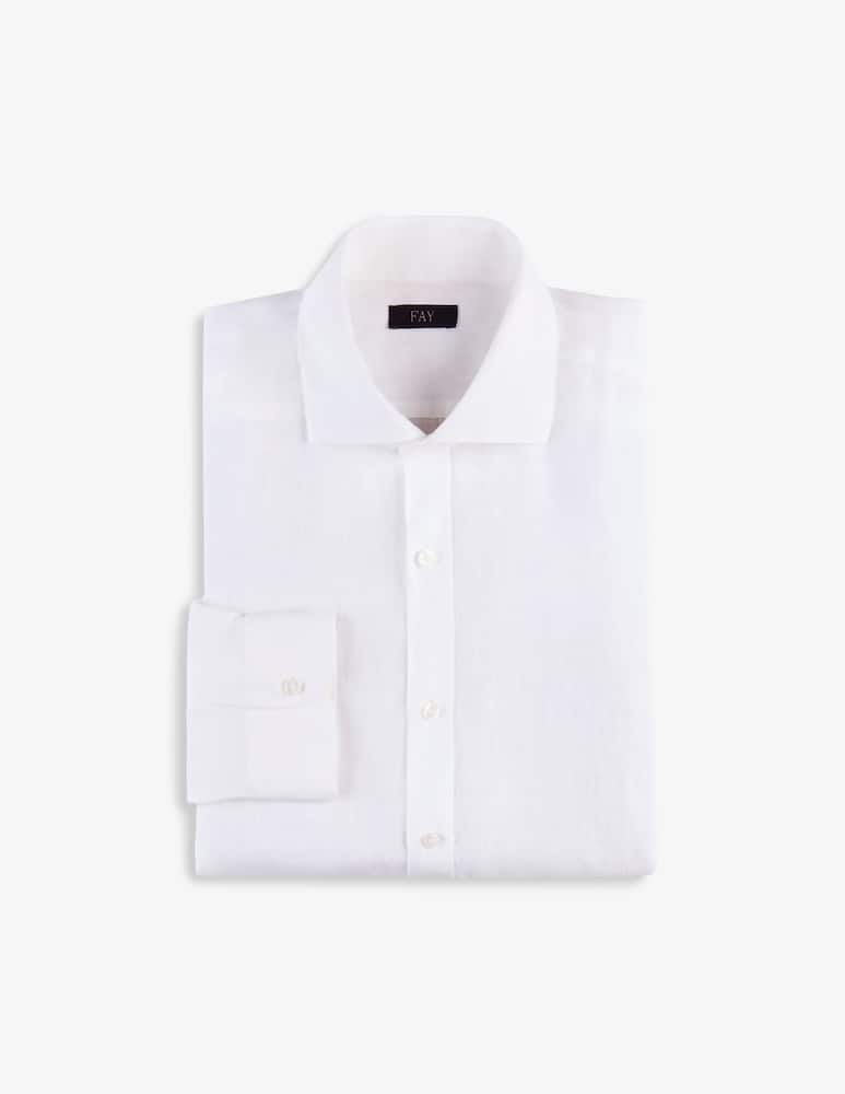 Fay Camicia Regular in Lino - immagine 5 Fay Camicia Regular in Lino - immagine 5
