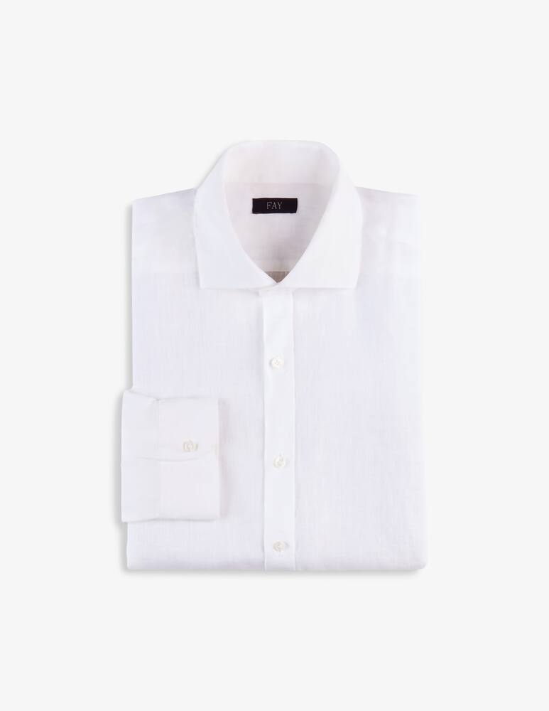 rinascente Fay Camicia Regular in Lino