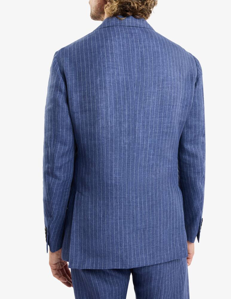 rinascente Fay Giacca Doppiopetto in Lino Gessato