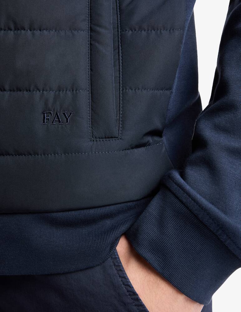 rinascente Fay Bi-material Sweatshirt