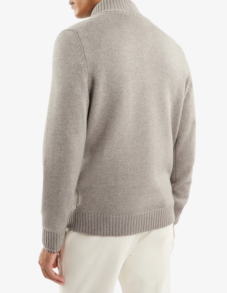 Fay Mock Turtleneck in Wool - picture 3 Fay Mock Turtleneck in Wool - picture 3