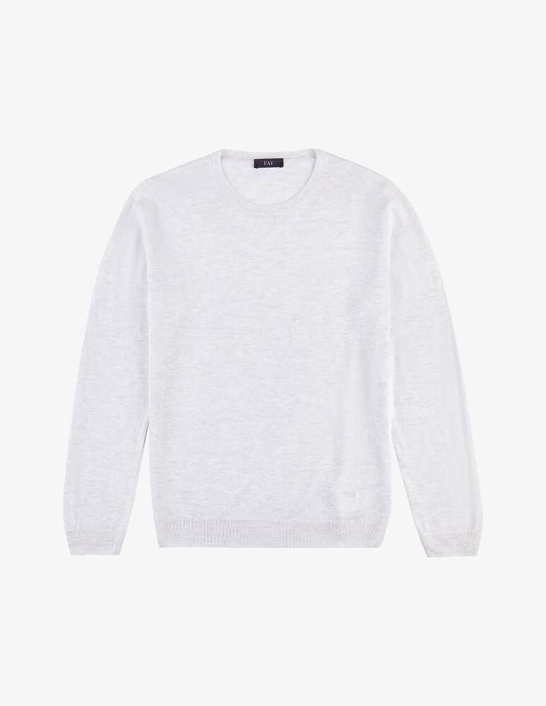 rinascente Fay Round-neck Jumper in Linen and Cotton
