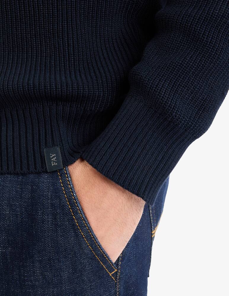 rinascente Fay Round-neck Jumper in Cotton