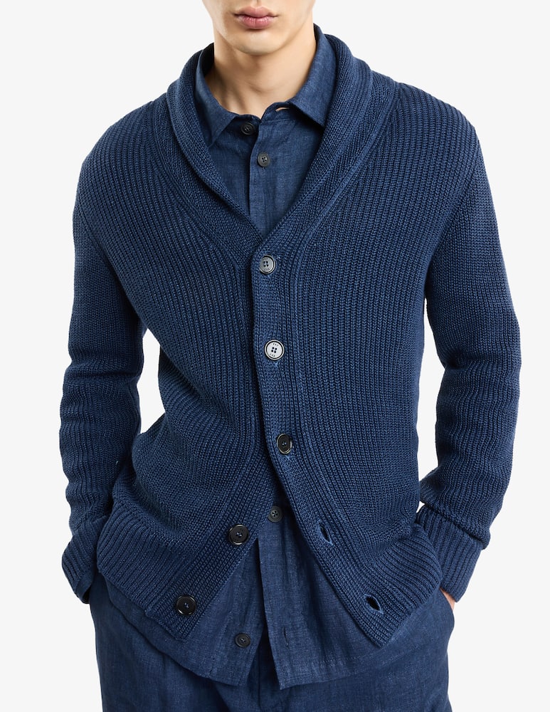 rinascente Fay Cardigan in Lino e Cotone